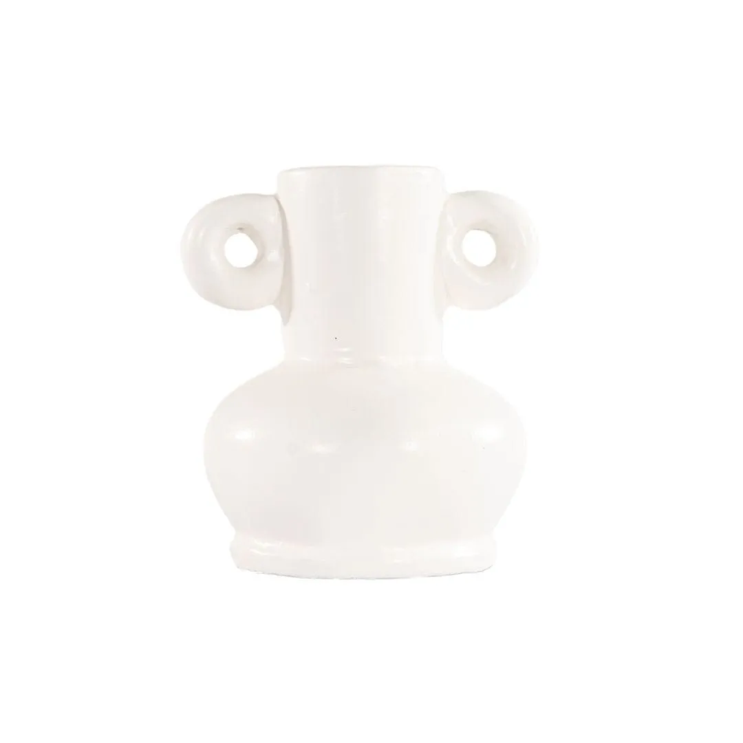 Zarzis Vase | White | 12x19cm