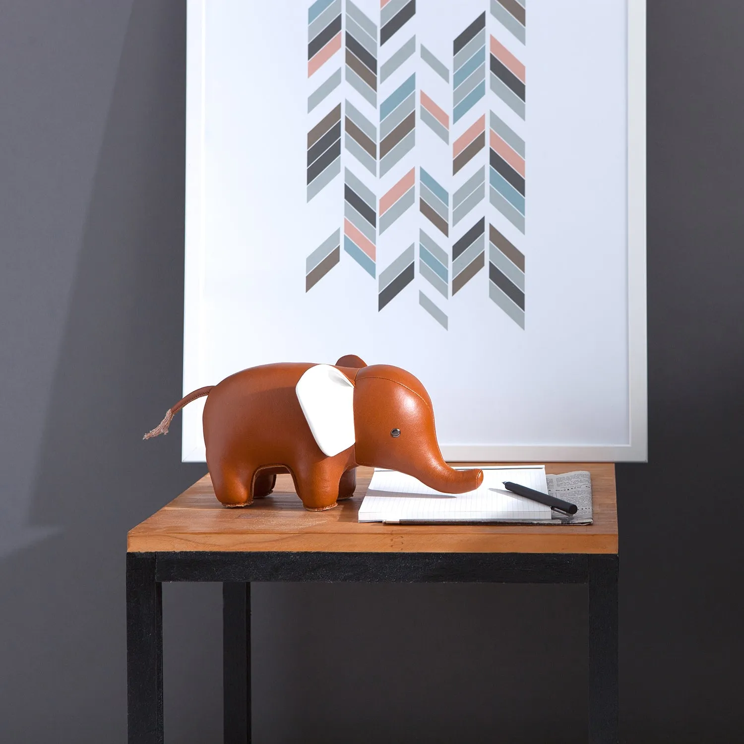 zuny | classic bookend | elephant tan